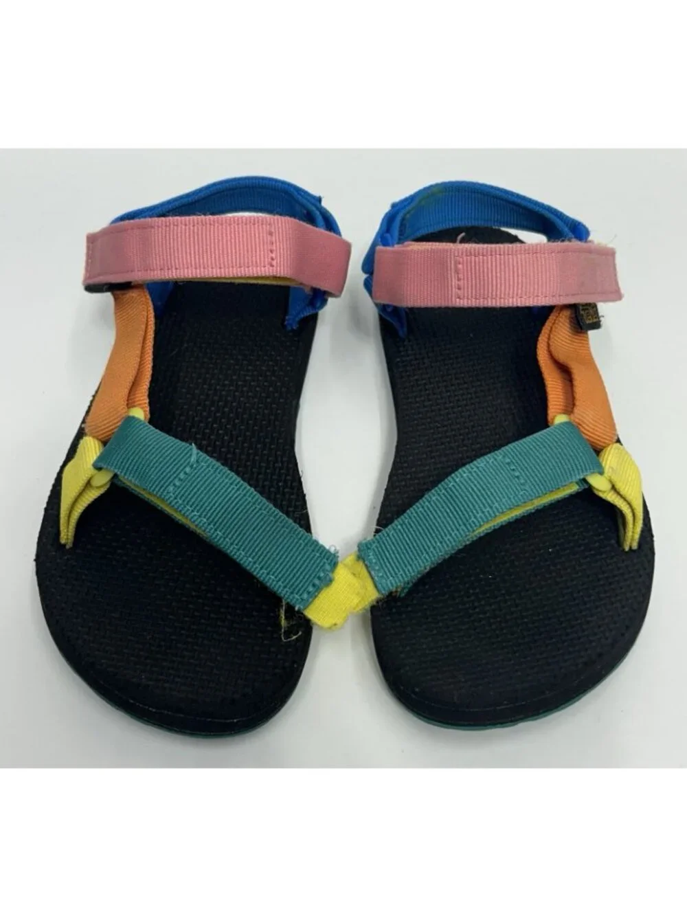 Teva Original Universal Kids Sandals Size 1 K1 Multicolor Outdoor Water shoes